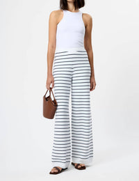 French Connection - Marley Knit Striped Wide Leg Pants