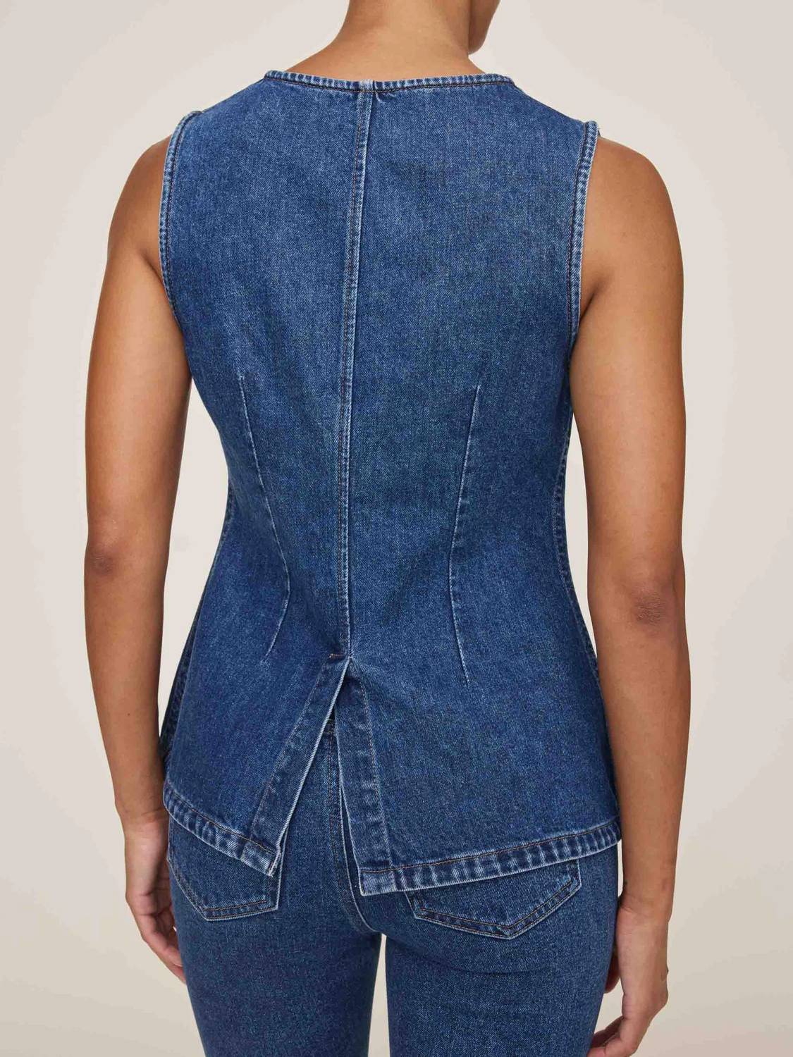 Dl1961 - Women'S - Amalie Button Front Sleeveless Top
