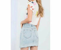 Thml - Samantha Abstract Flutter Sleeve Top