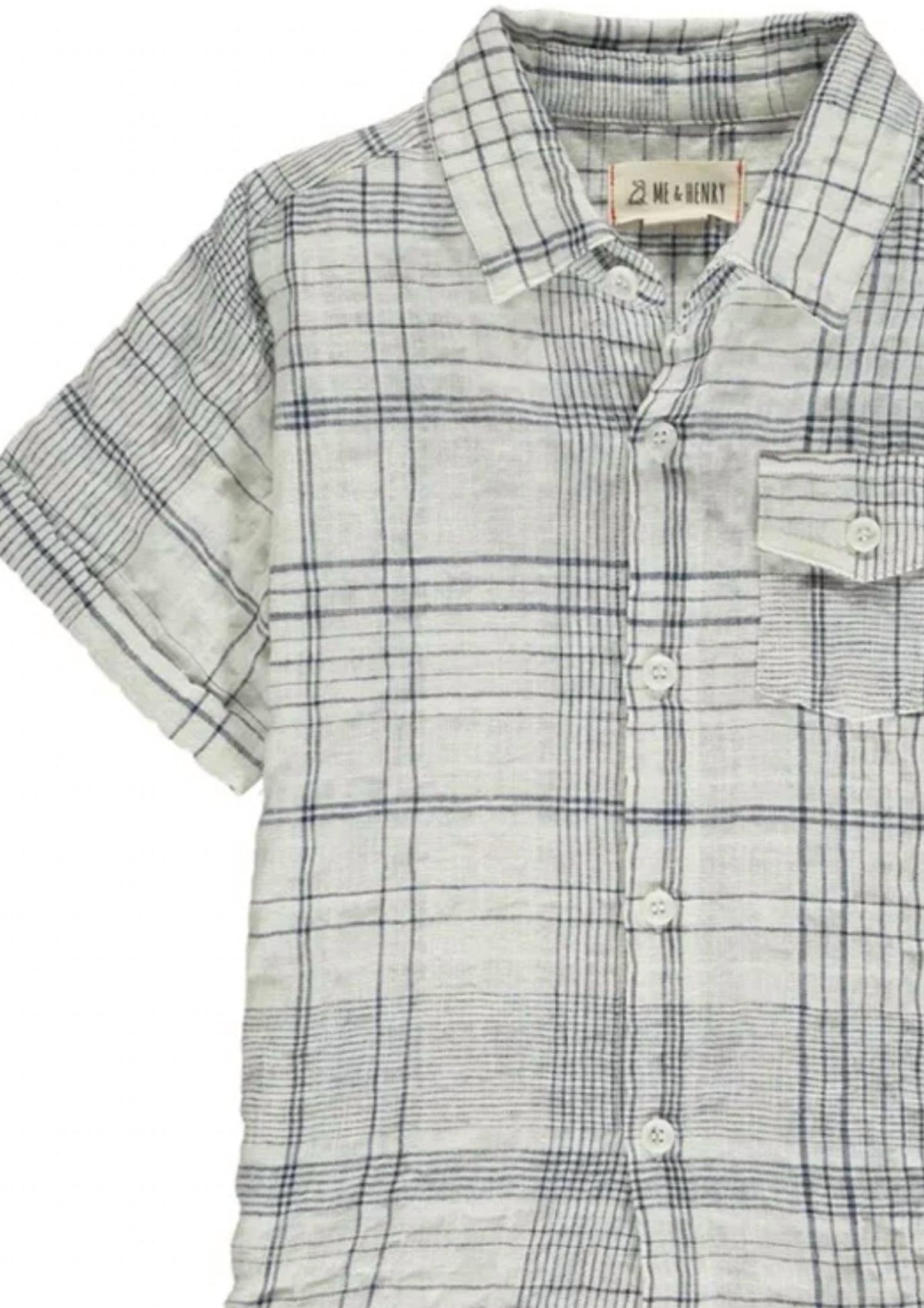 Me & Henry - Boy's Newport Short Sleeve Shirt