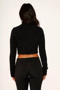 Orchid Bloom - Cropped Spider Sweater