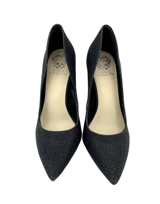 Vince Camuto - Women's Cresida Glittery Mesh Pumps