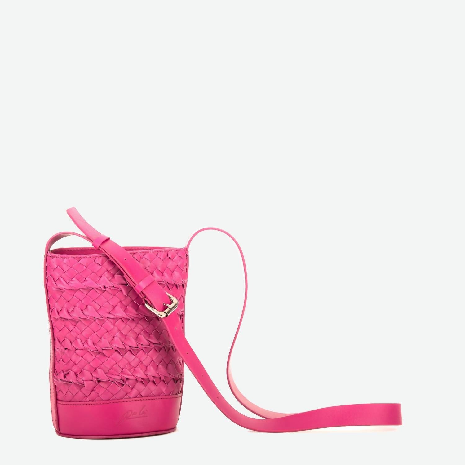 Per Lei New York - Women's Mini Emery Woven Bucket Bag