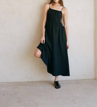 A.Ren - Novella Tie Maxi Linen Dress