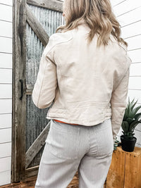 Mauritius - Bita Crop Moto Jacket