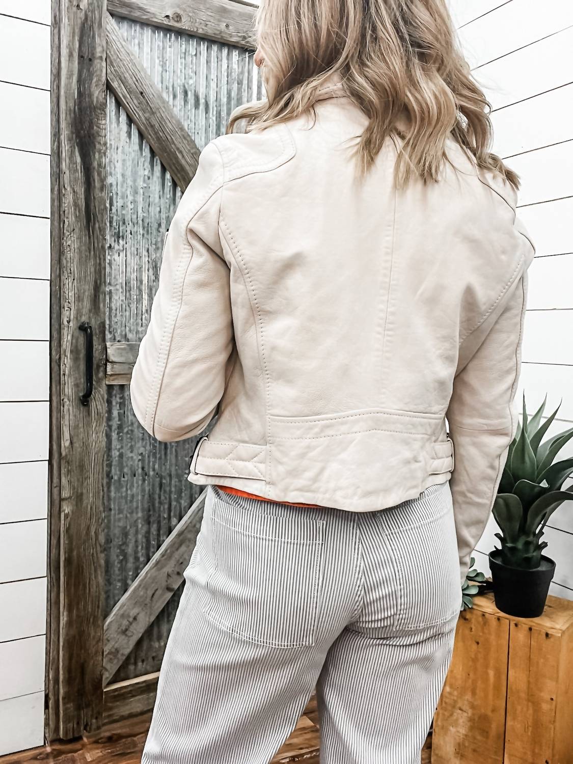 Mauritius - Bita Crop Moto Jacket