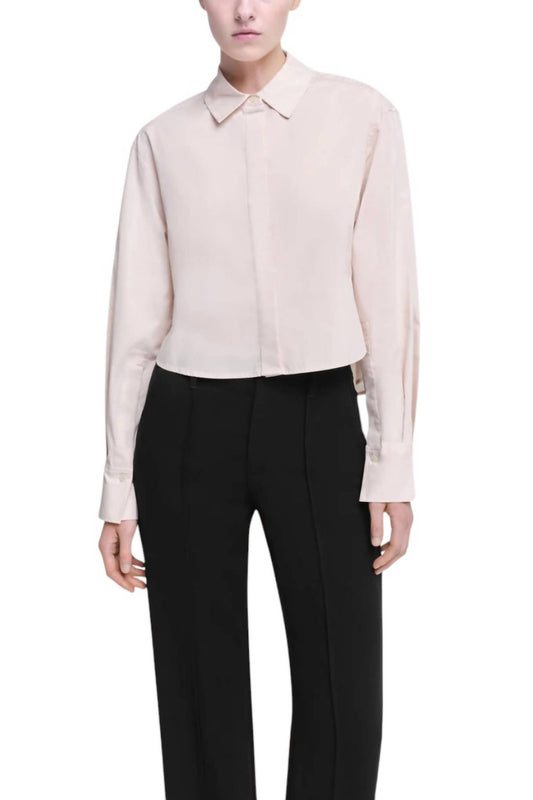 Jonathan Simkhai - Renata Cropped Shirt Top