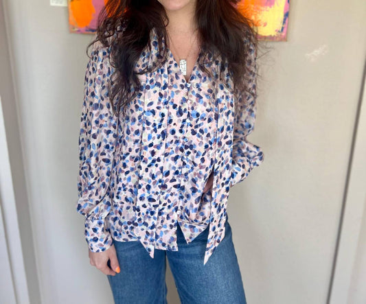 Greylin - Laurel Tie Neck Blouse