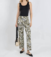 Tinta Style - Kiana Printed Crop Pants