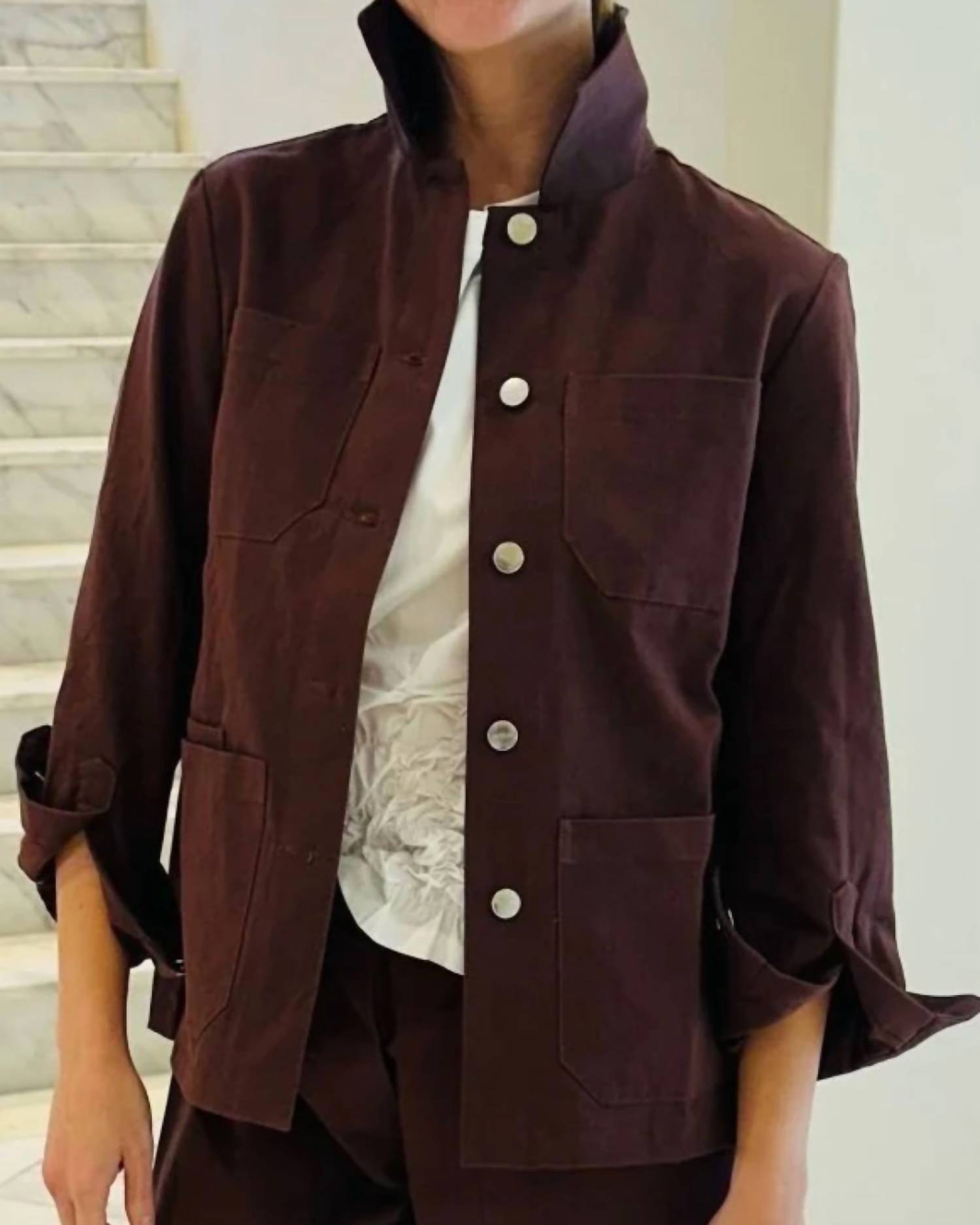 SECULAR Brea Lightweight Jacket in chocolate - women's jacket