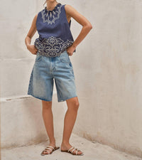 Aaron & Amber - Women's Retro Bermuda Shorts