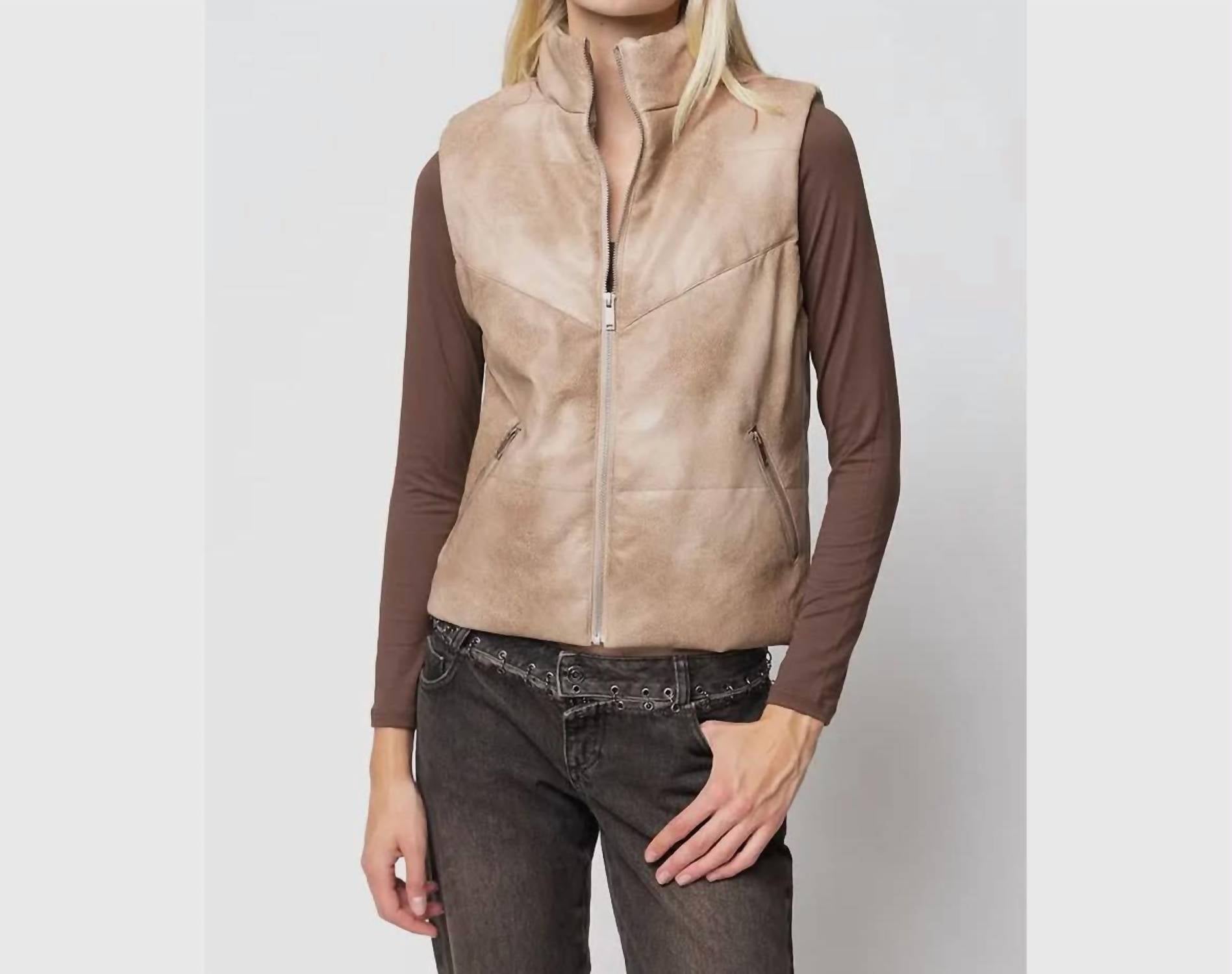 Naked Zebra - Vegan Puffer Vest