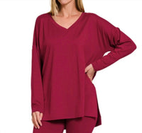 Zenana - Just Relax Loungewear Set