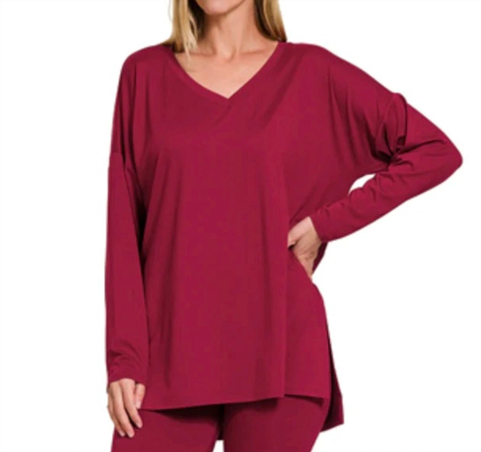 Zenana - Just Relax Loungewear Set