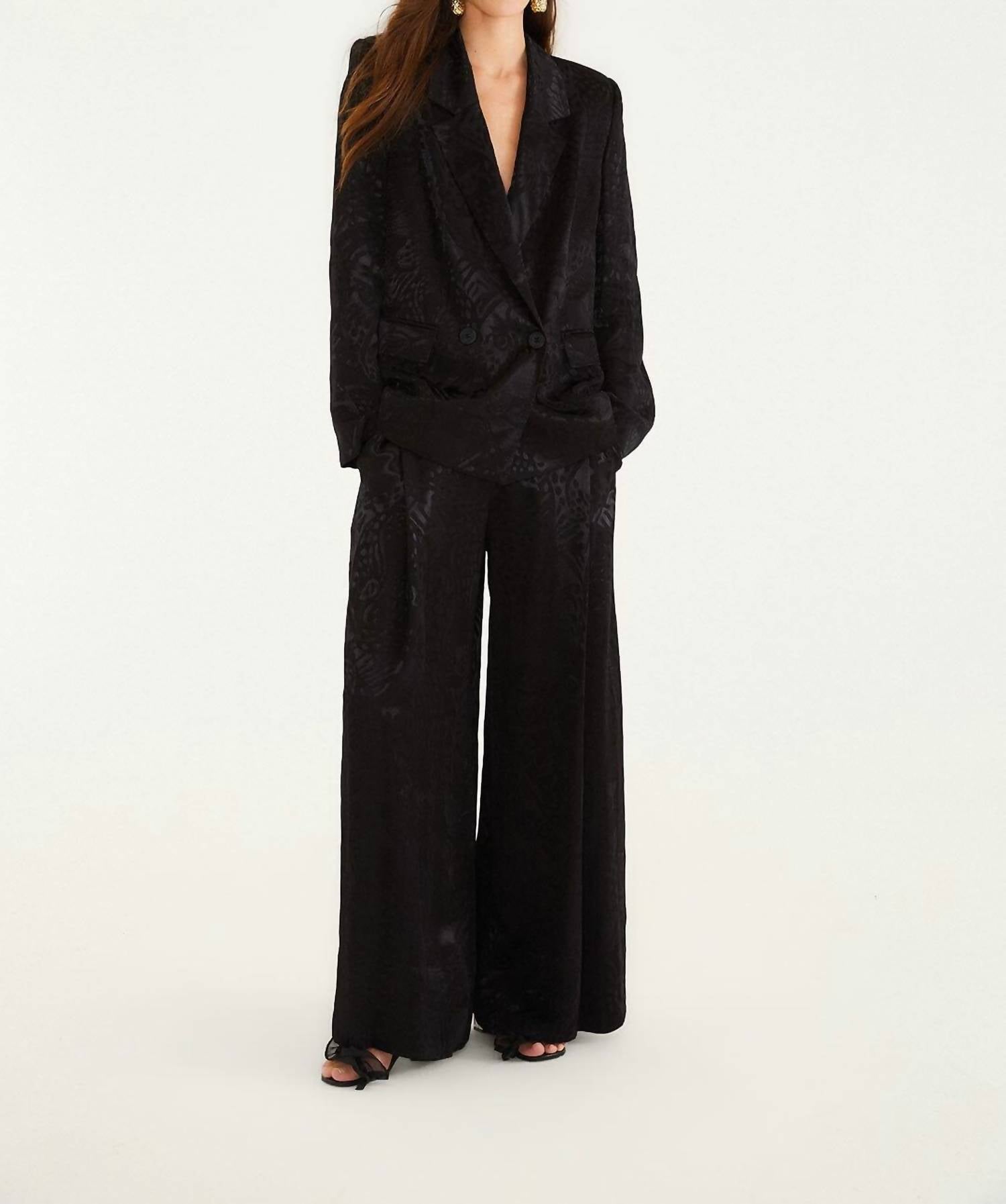 Farm Rio - Leopard Jacquard Blazer