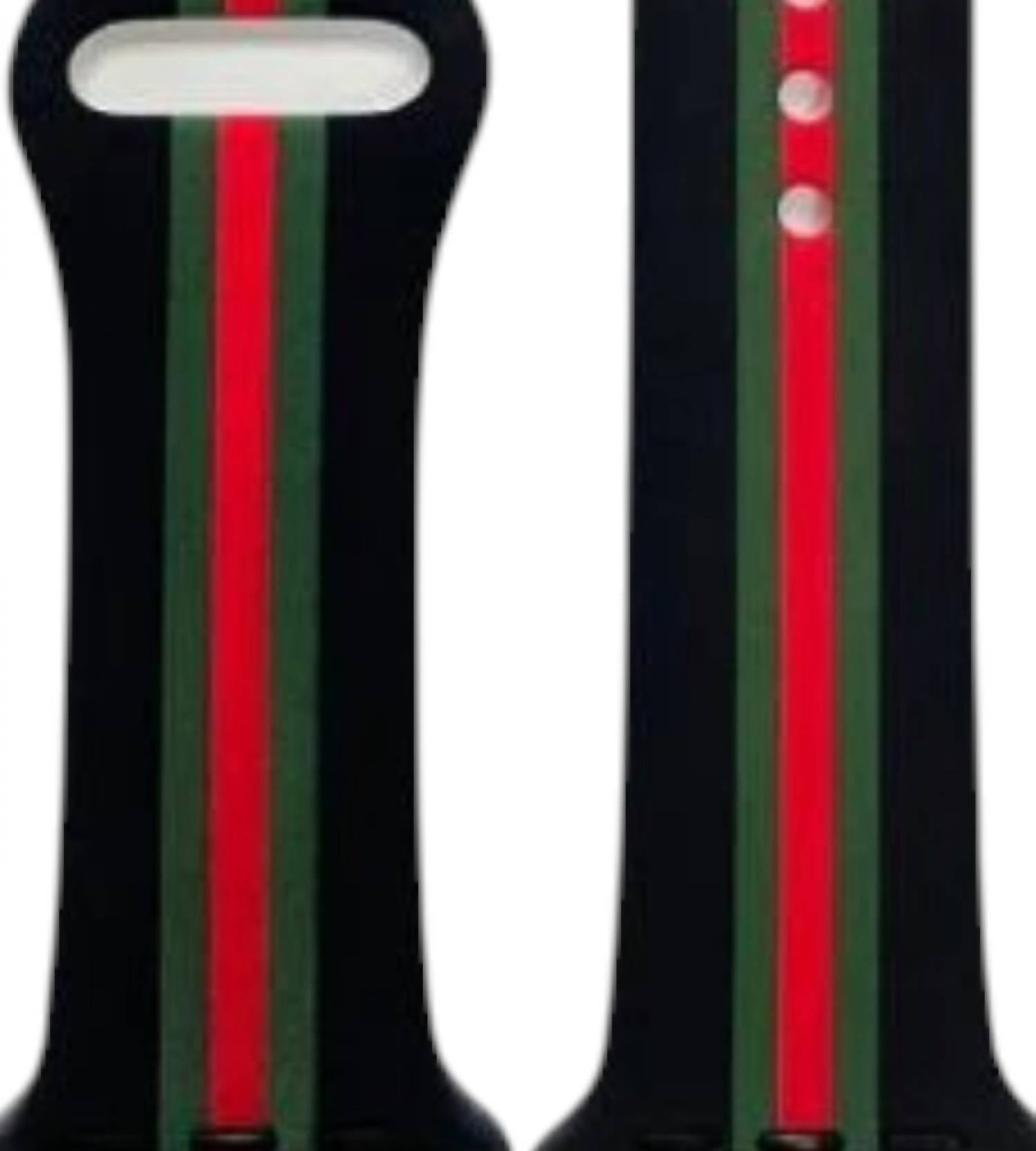 Time World - Unisex Striped Silicone Apple Watch Band -42mm