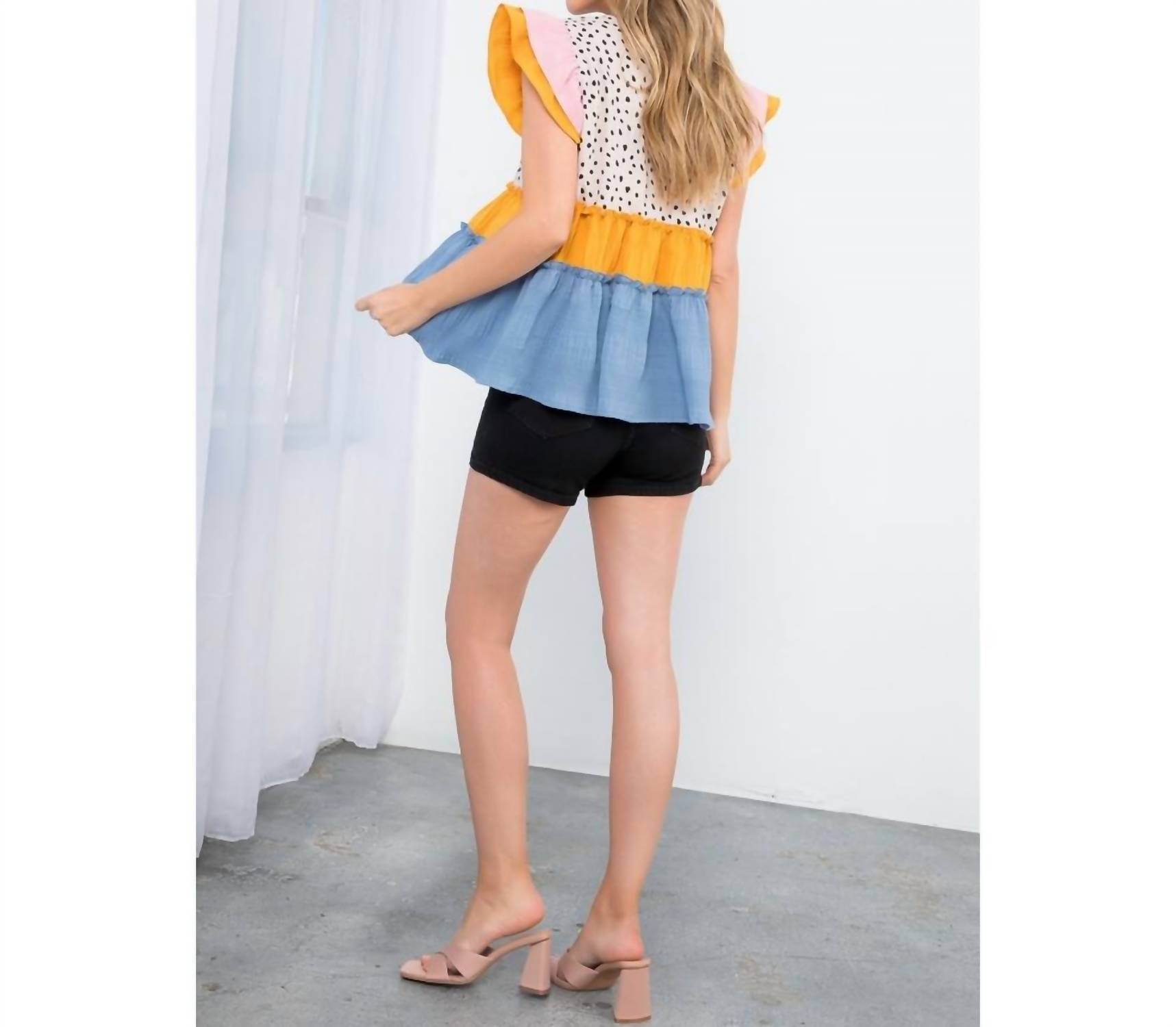 Thml - Mixed Print Top