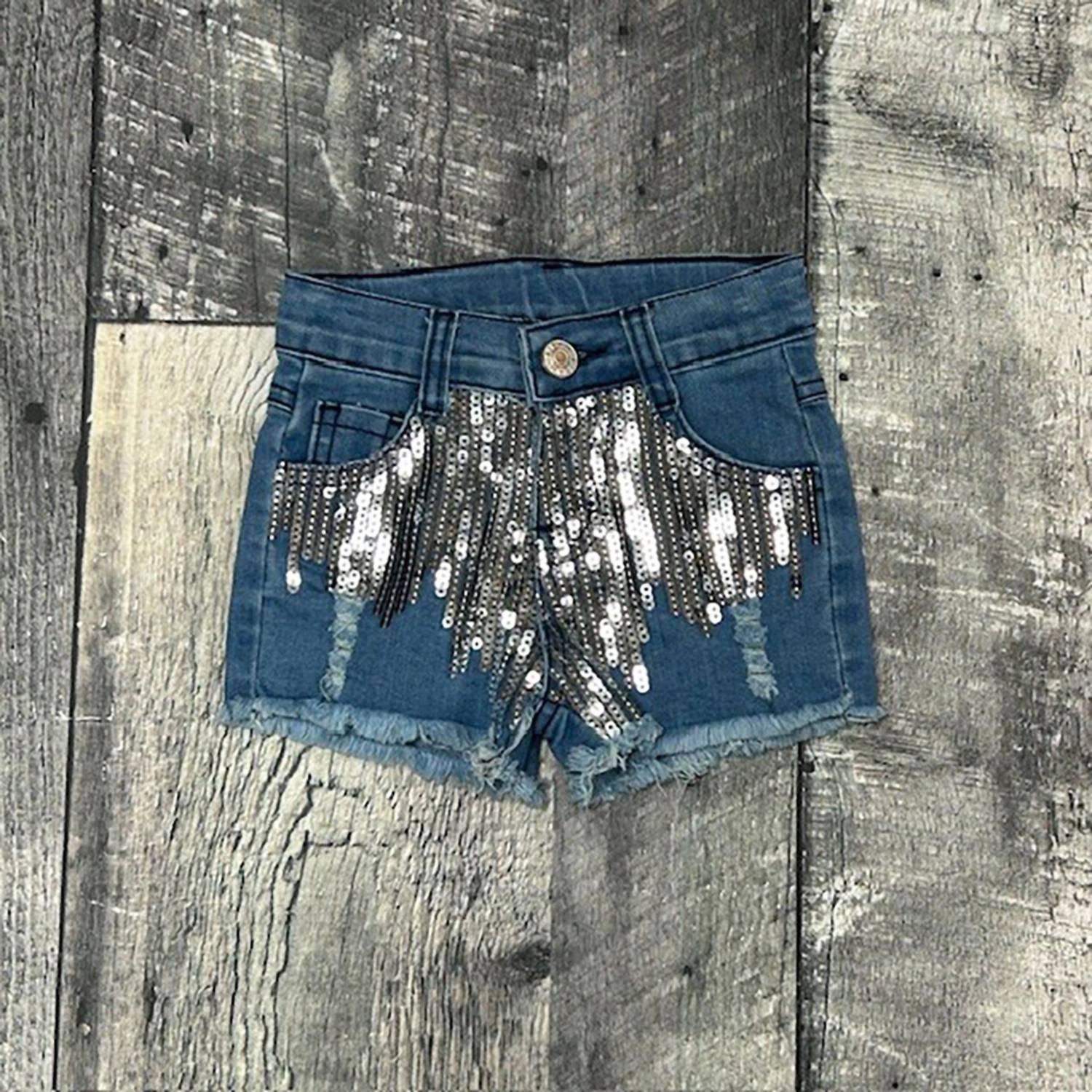 Bratti Mati - Infant Toddler Sequin Shorts
