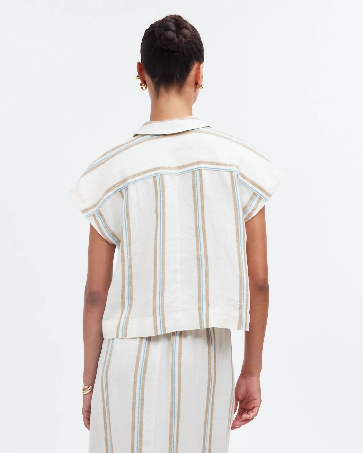 Madewell - Boxy Cap-sleeve Shirt
