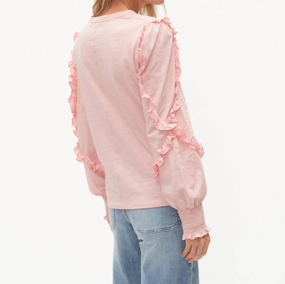 Six/Fifty - Millie Long Lseeve Ruffle Top