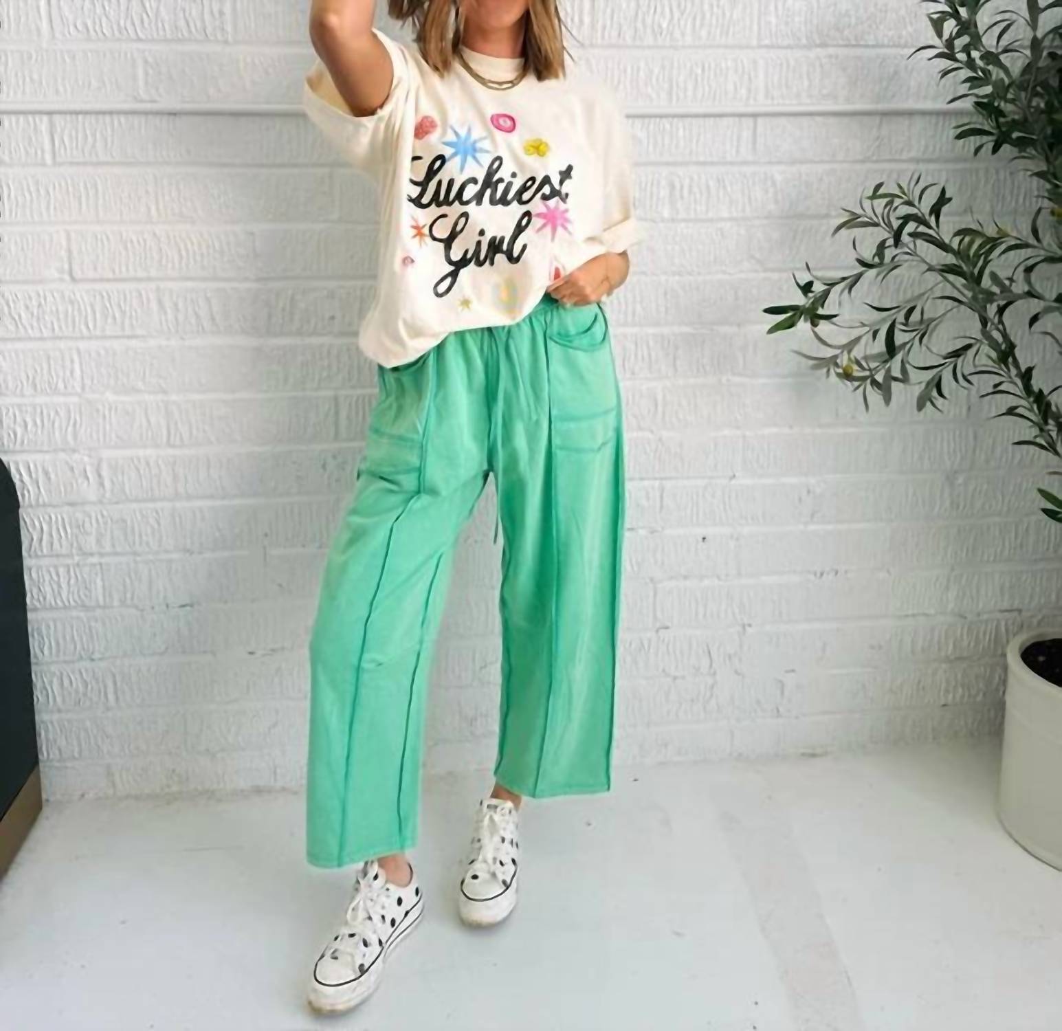 Anniewear - Slouchy Barrel Pants