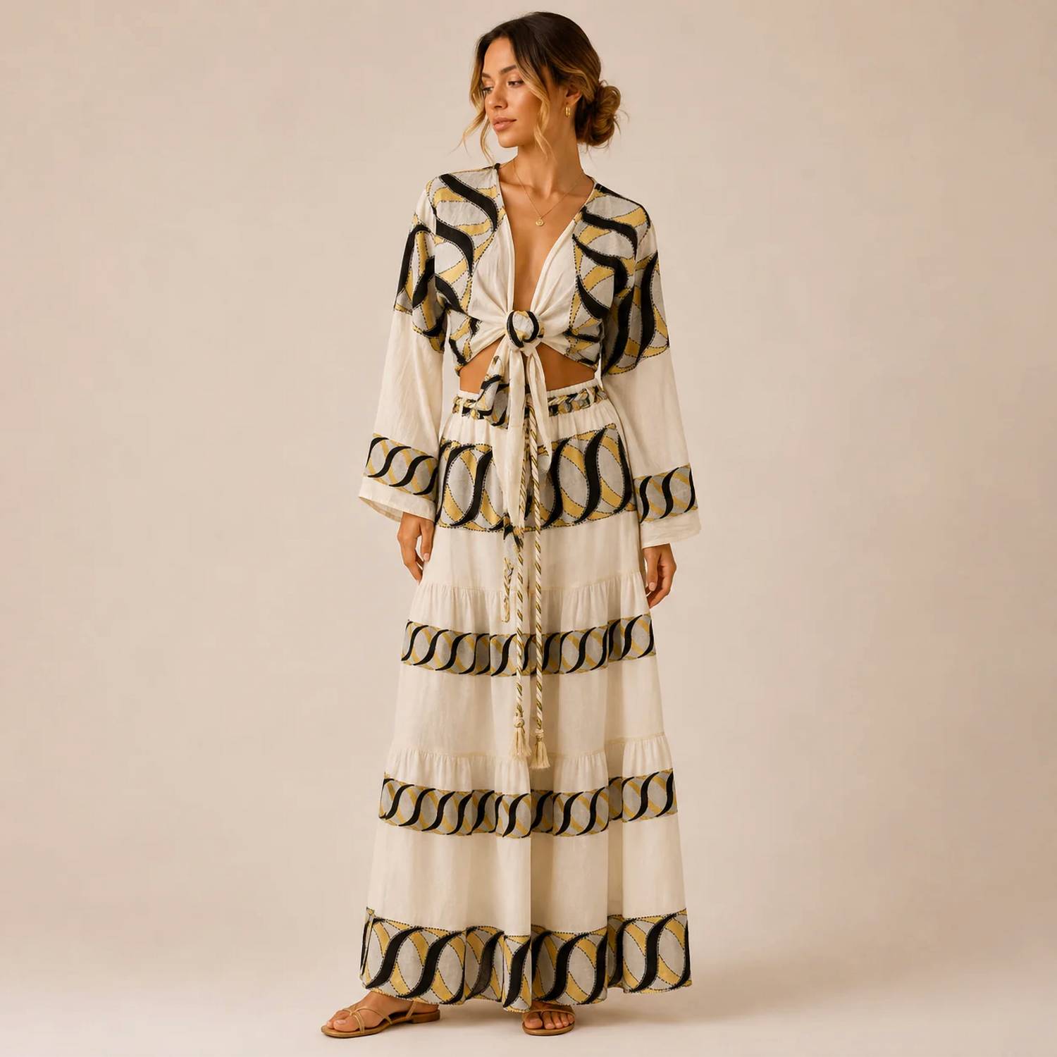 Mystery Resort - Valora Two-Piece Skirt Set