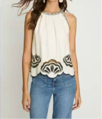 Caballero - Hadley Embroidered Tank