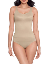 Miraclesuit Comfy Curves Shaping Tank Top in beige - women's tank top