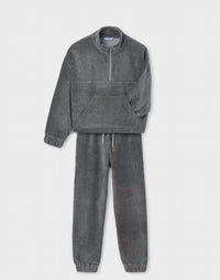 Mayoral - Boy's Corduroy Partial Zip Top
