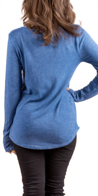 Gigi Moda - Iseppa Henley Long Sleeve Shirt