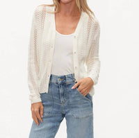 Six/Fifty - Ebony Crochet Cardigan