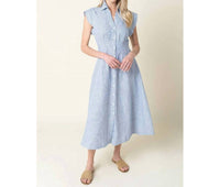 Olivaceous - Dorothy Button Front Maxi Dress
