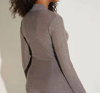 Joseph Ribkoff - Sparkling Knit Fitted Wrap Top