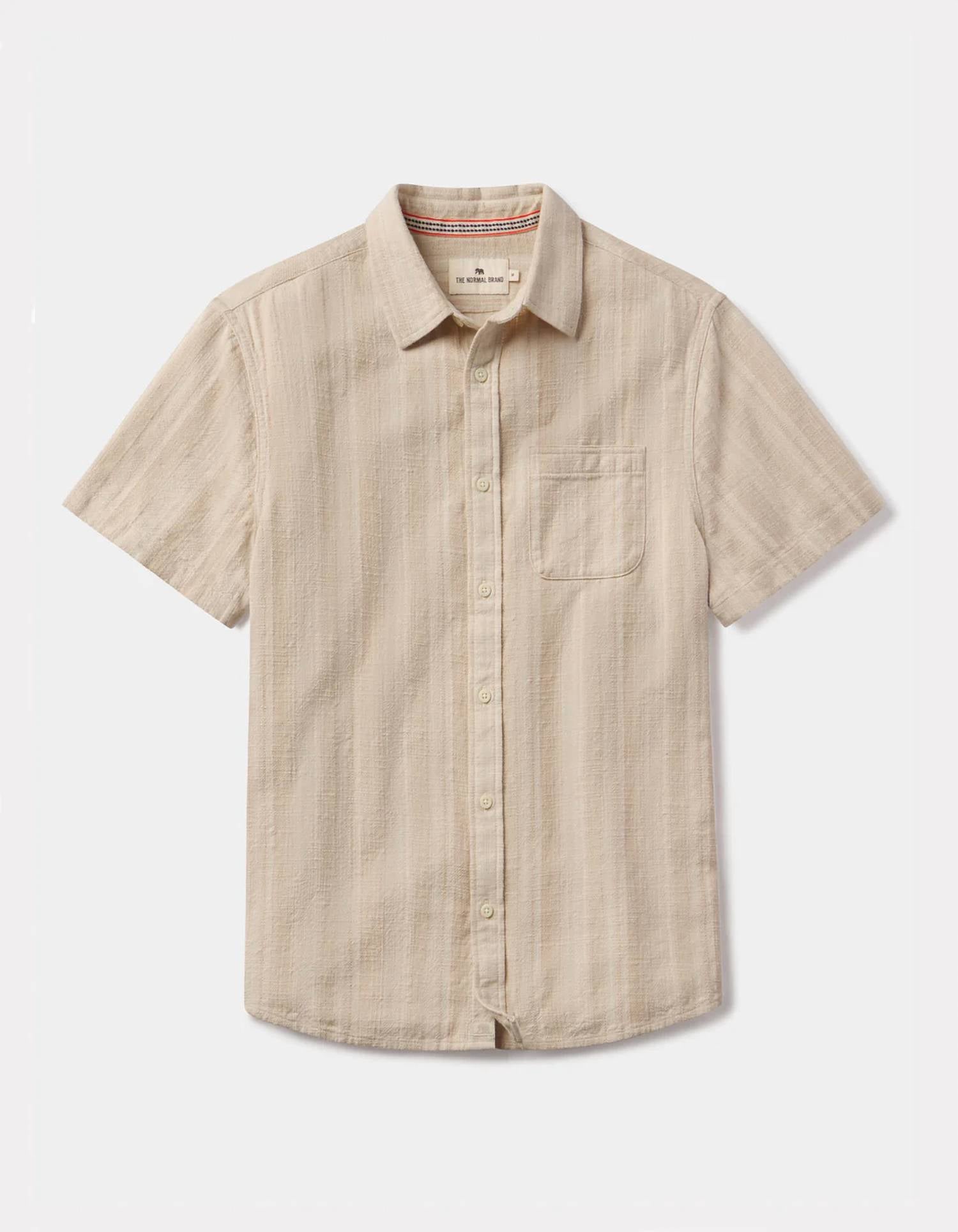The Normal Brand - Freshwater Short Sleeve Button Up Shirt