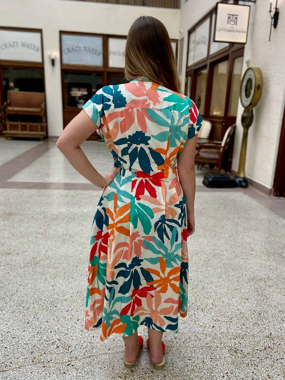 Apny - Tie Front Dress