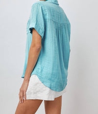Rails Savannah Top in summer aqua - women's blouse - view 5