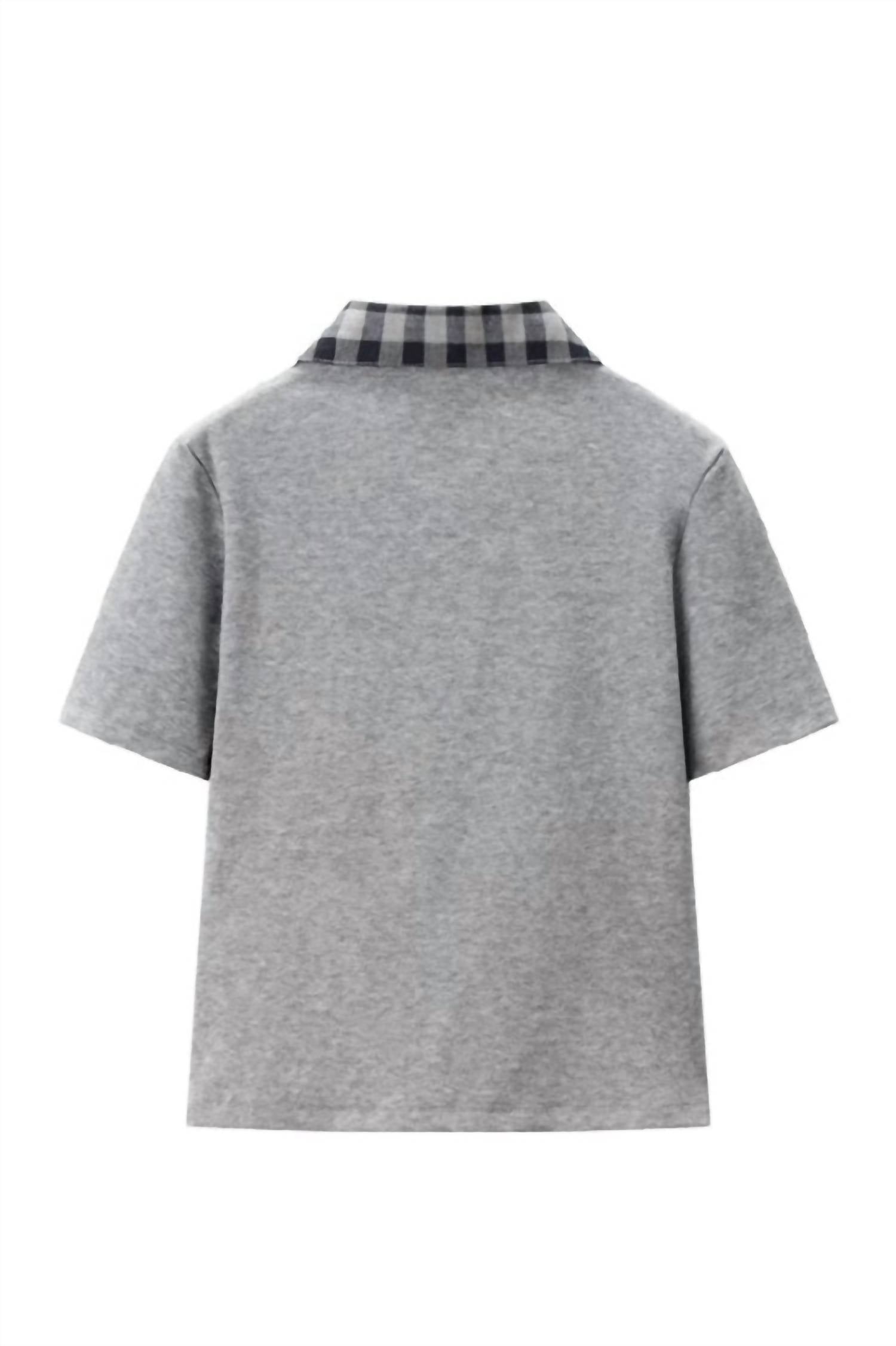 Sundayup - Anna Polo Shirt And Midi Skirt Set