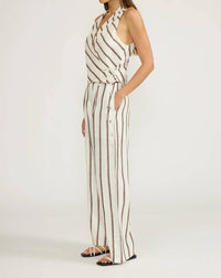 Lucy Paris - Women's Lola Striped Wrap Top