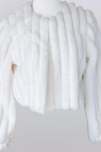 Keren Hart - Women's Faux Fur Cropped Jacket