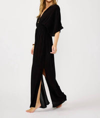 Lovestitch - Bohemian Kimono Sleeve Maxi Dress