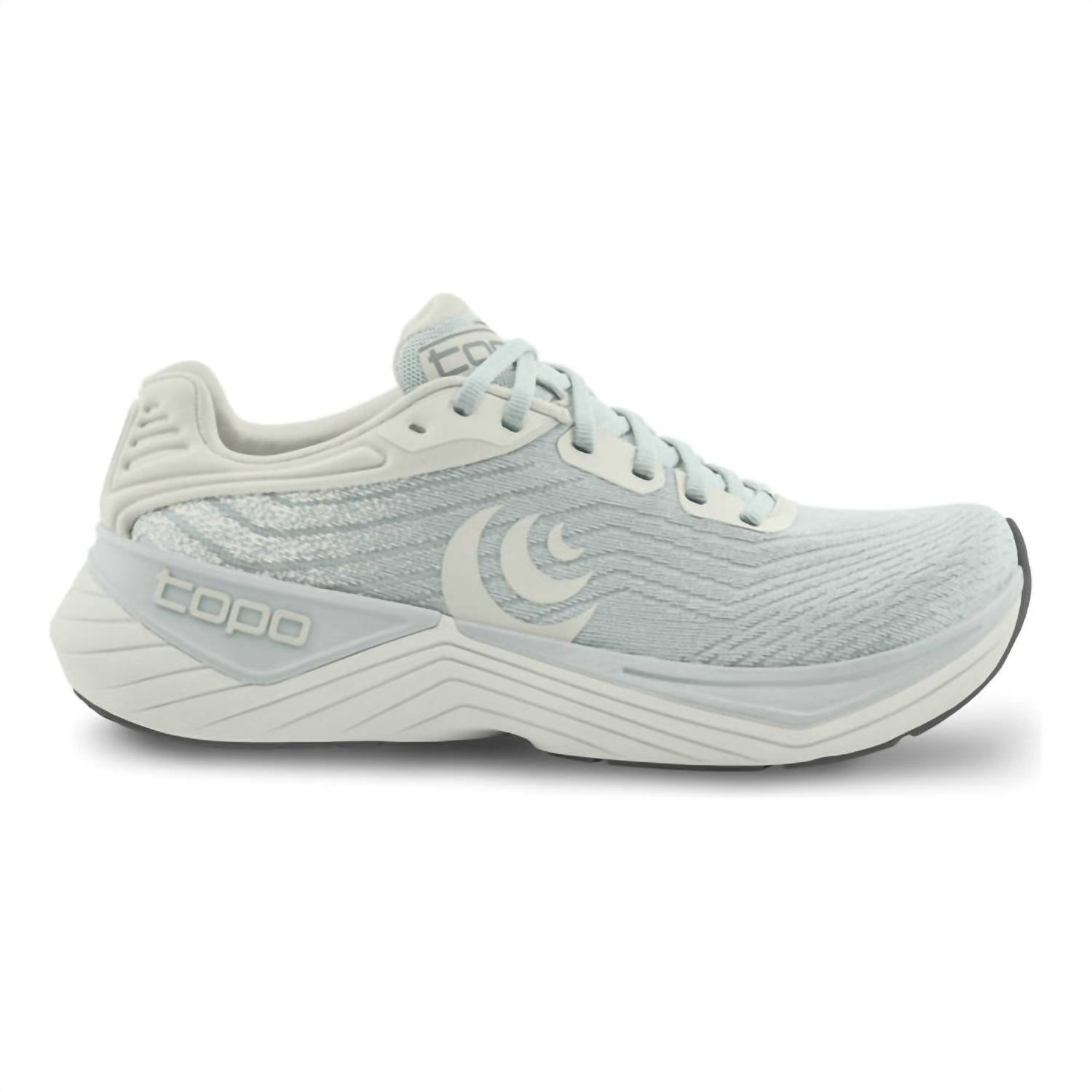 Topo Athletic Men's Ultrafly 5 Shoe in grey grey 1 - men's shoe - detail view