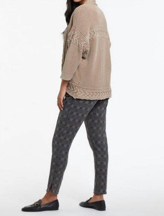 Tribal - Pull On Ankle Pant w/ Rounded Hem