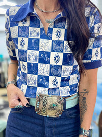 Howdy Hanny - Cambridge Check Top