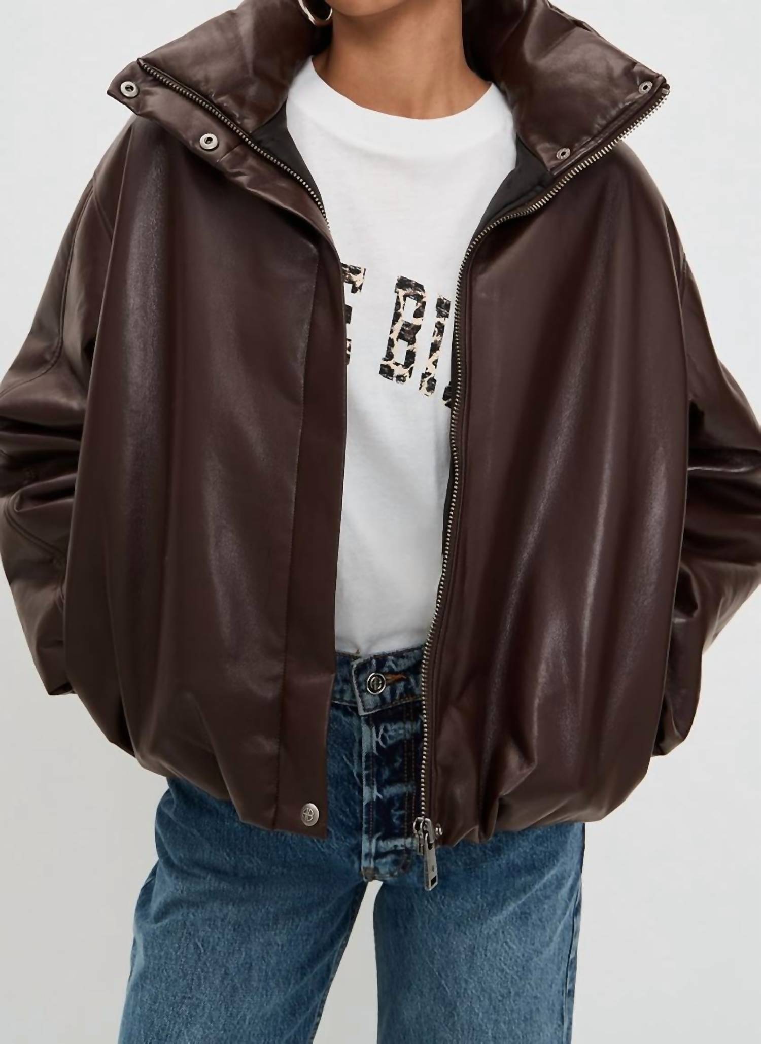 Anine Bing - Cyrus Leather Jacket