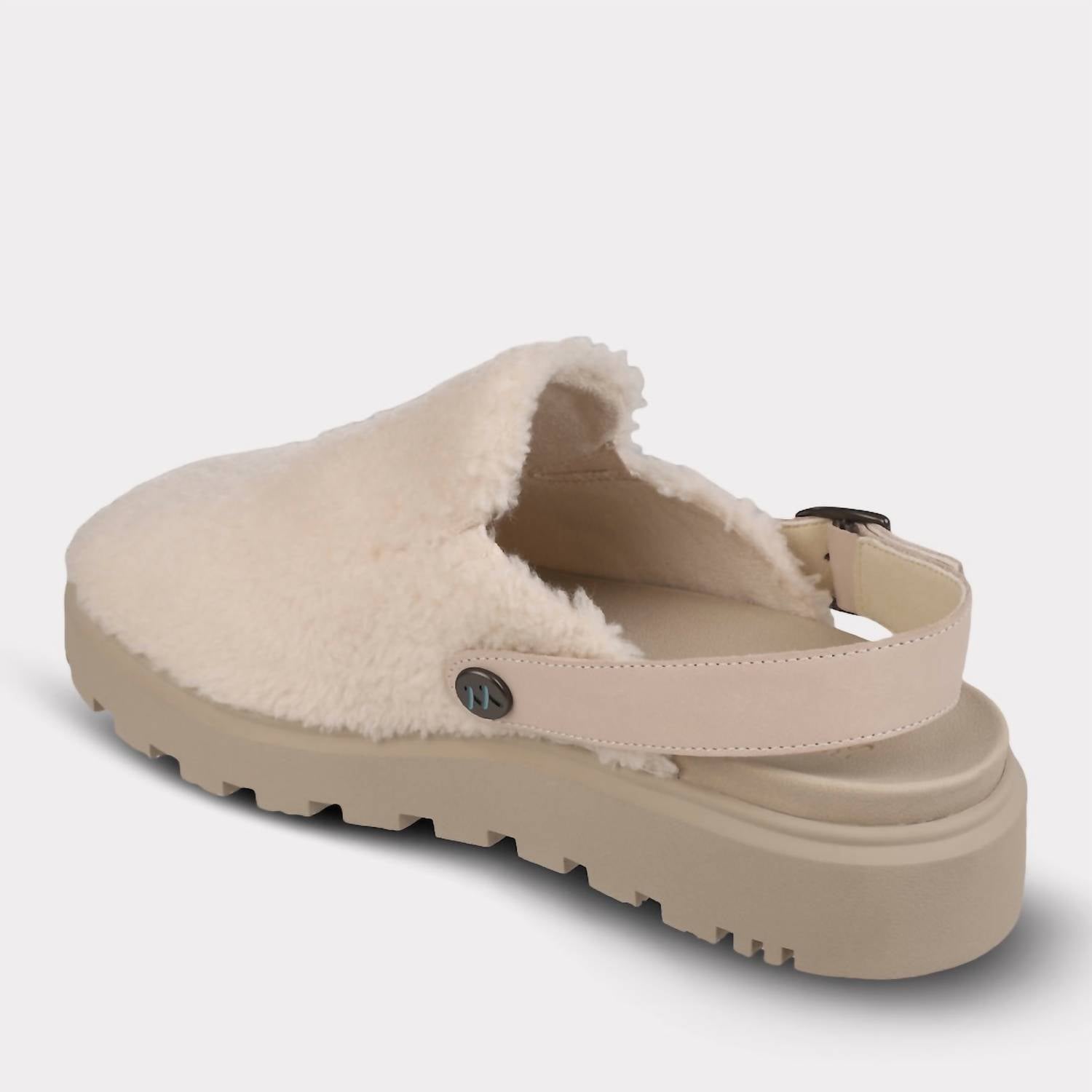 Mykos Women's Lilah Slip-on Travel Mule in white taupe - women's shoe - view 5