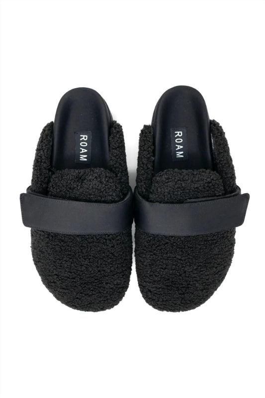 Fuzzy Loafer Mule