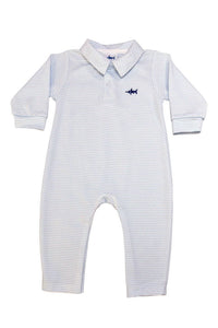 Saltwater Boys Co. - Boy's Signature Long Sleeve Polo Romper