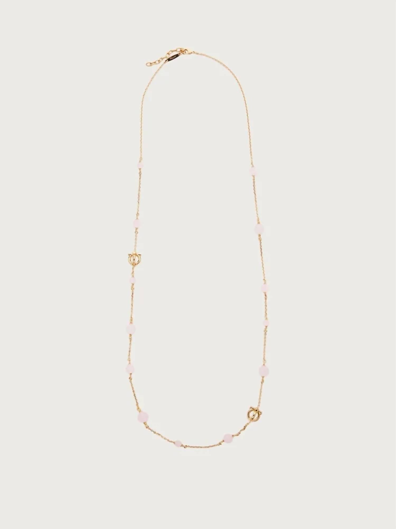 Salvatore Ferragamo - Women's Long 3d Gancini Necklace