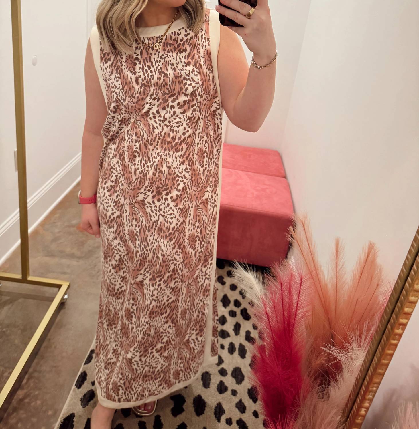Entro - Jersey Knit Midi Dress