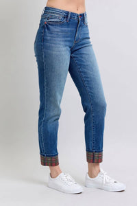 Judy Blue - Best Of The Plaid Boyfriend Jeans